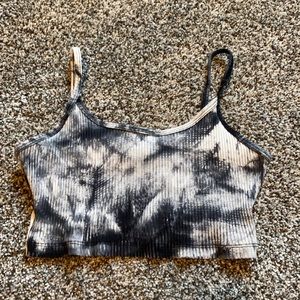 crop tie dye cami top